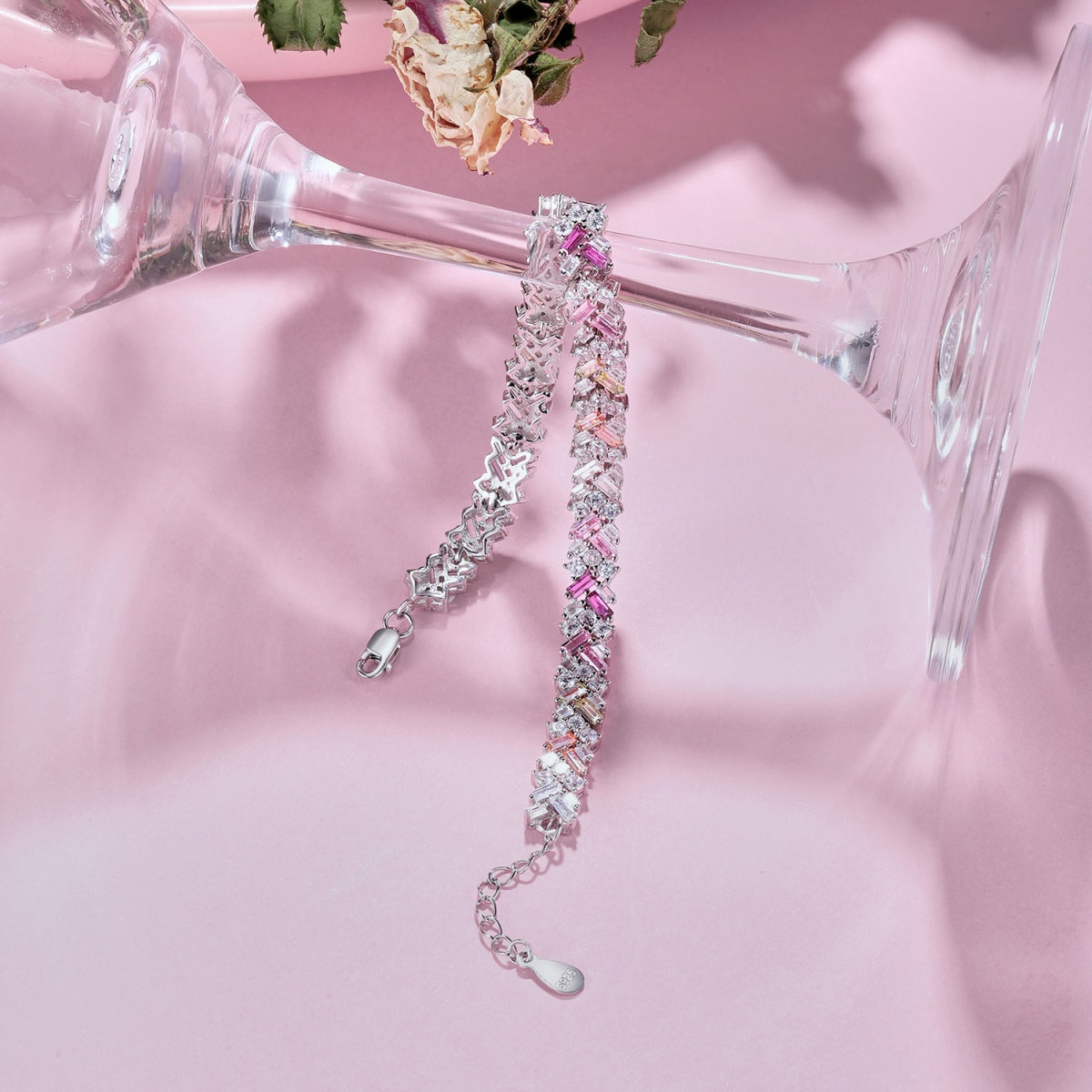 [OAK JURI]Dazzling Unique Multi Shape Daily Bracelet