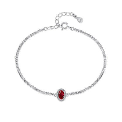 [OAK JURI]Exquisite Oval Shape Bracelet