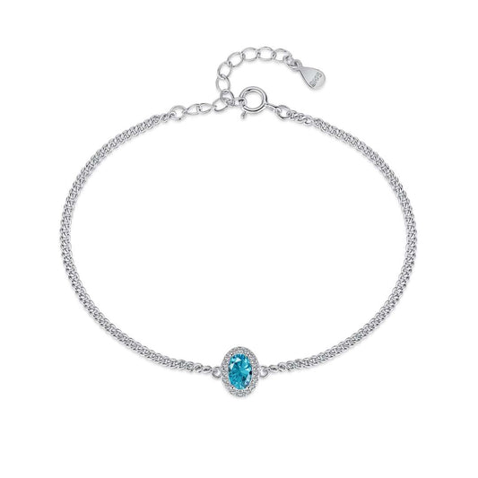 [OAK JURI]Exquisite Oval Shape Bracelet