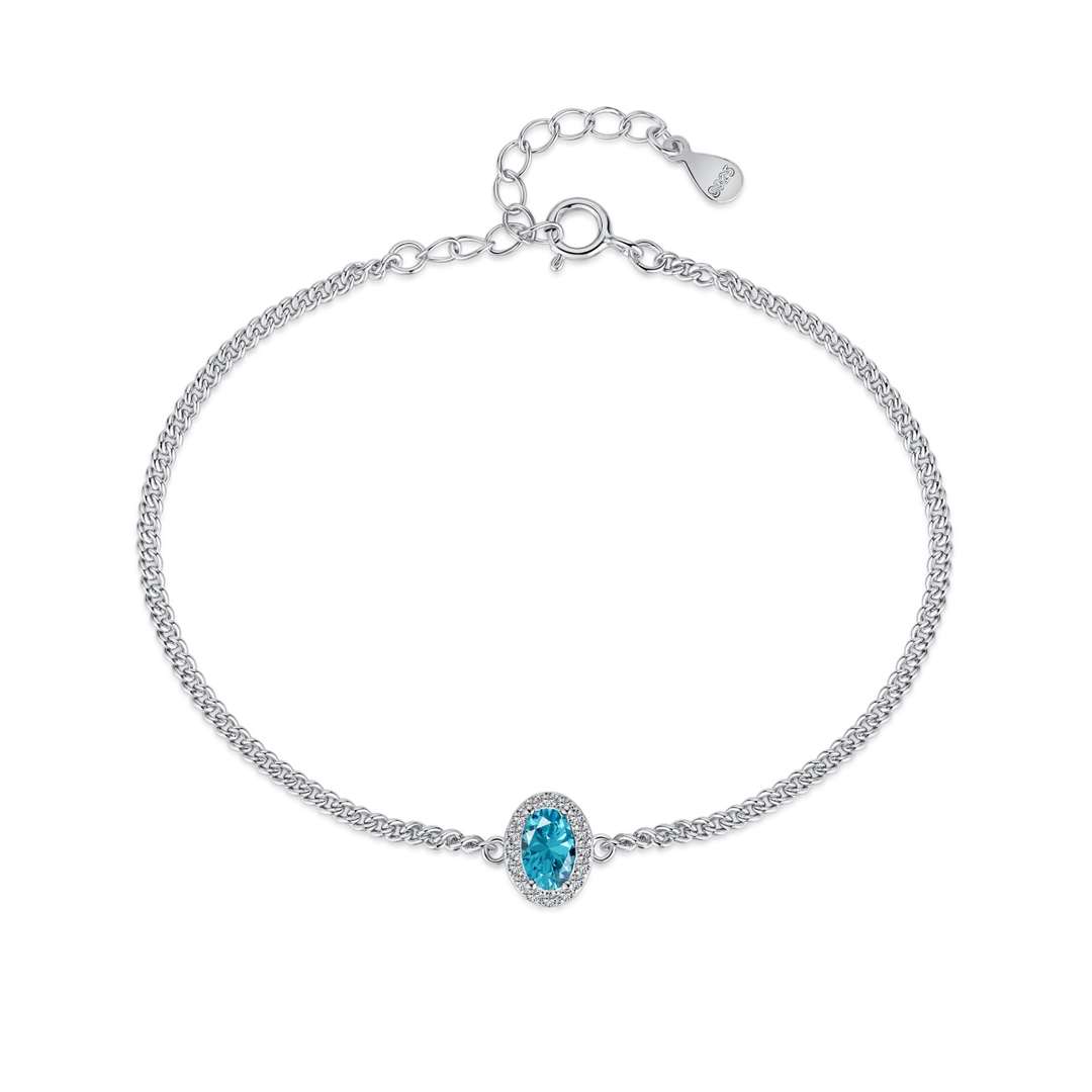 [OAK JURI]Exquisite Oval Shape Bracelet