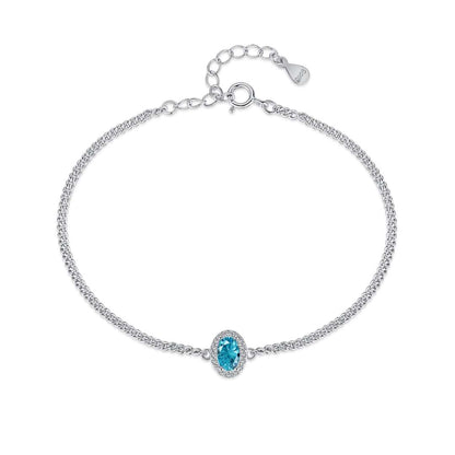 [OAK JURI]Exquisite Oval Shape Bracelet