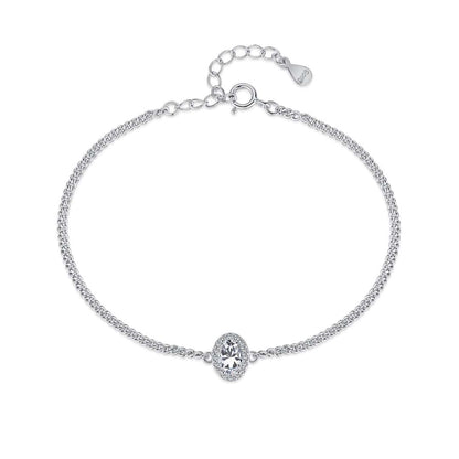 [OAK JURI]Exquisite Oval Shape Bracelet