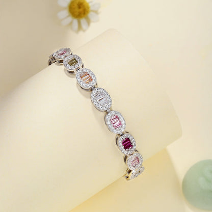 [OAK JURI]Exquisite Ornate Emerald Cut Daily Bracelet