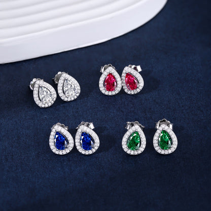 [OAK JURI]Luxurious Water Drop Shape Earrings