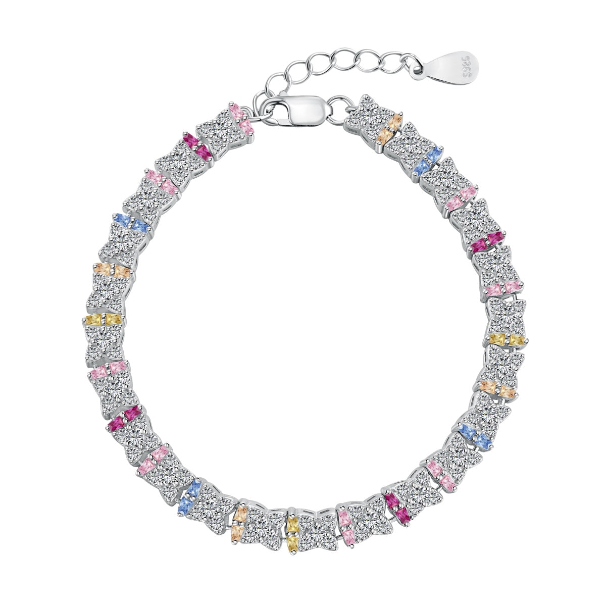 [OAK JURI]Unique Colorful Flower Shape Daily Bracelet