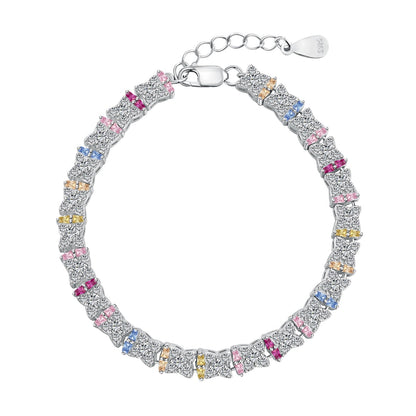 [OAK JURI]Unique Colorful Flower Shape Daily Bracelet