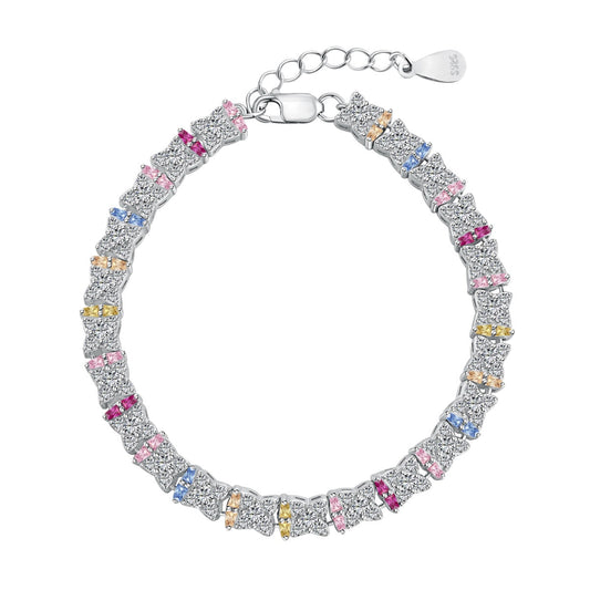 [OAK JURI]Unique Colorful Flower Shape Daily Bracelet