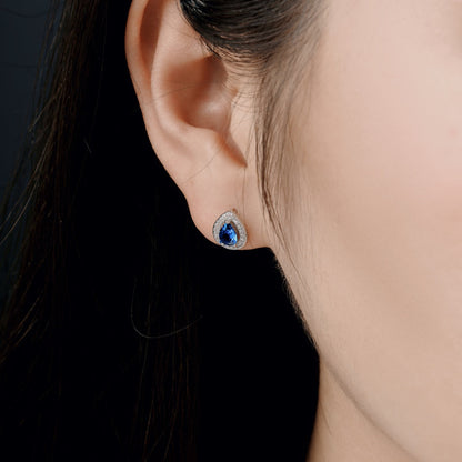 [OAK JURI]Luxurious Water Drop Shape Earrings