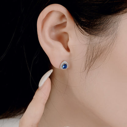 [OAK JURI]Luxurious Water Drop Shape Earrings