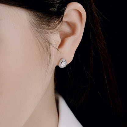[OAK JURI]Luxurious Water Drop Shape Earrings