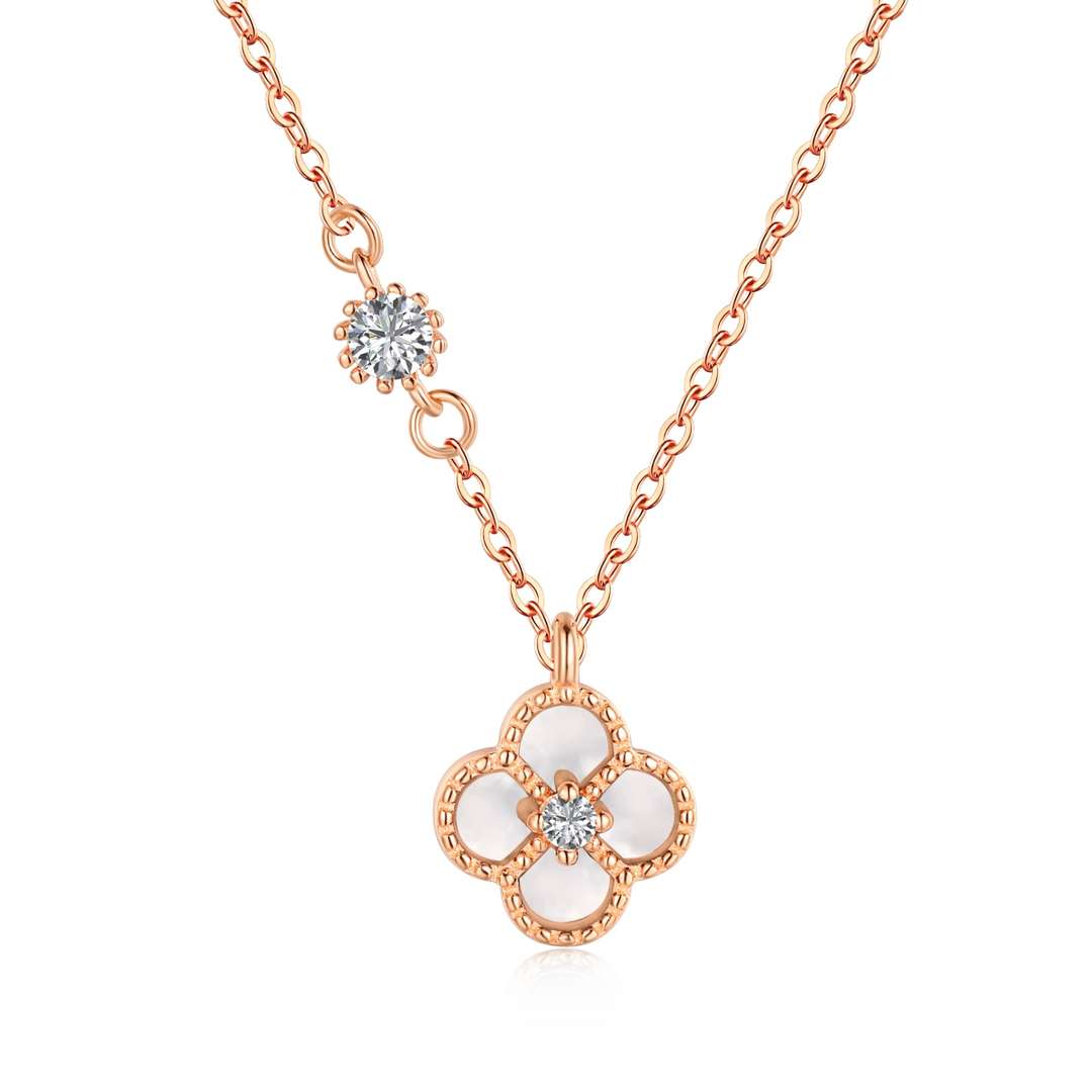 [OAK JURI]Delicate Flower Shape Necklace