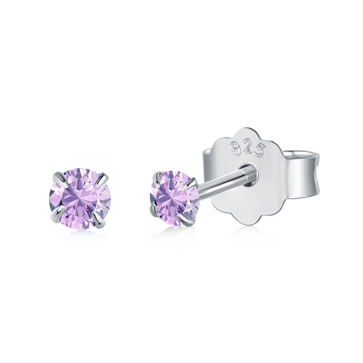 [OAK JURI]Delicate Solitaire Earrings