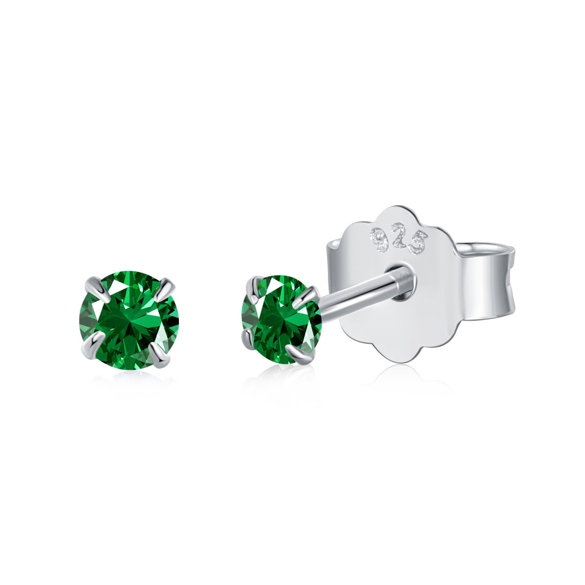 [OAK JURI]Delicate Solitaire Earrings