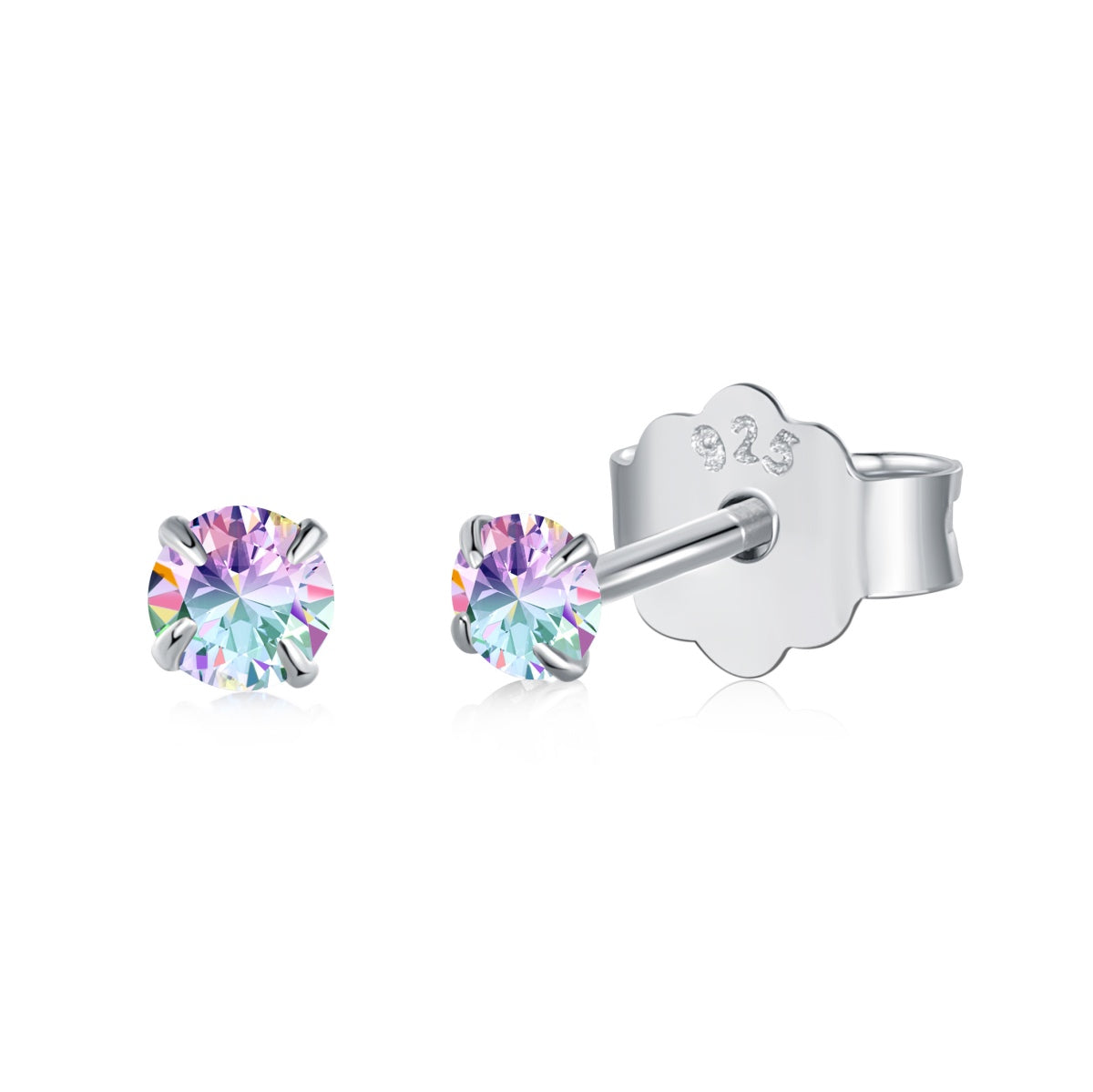 [OAK JURI]Delicate Solitaire Earrings