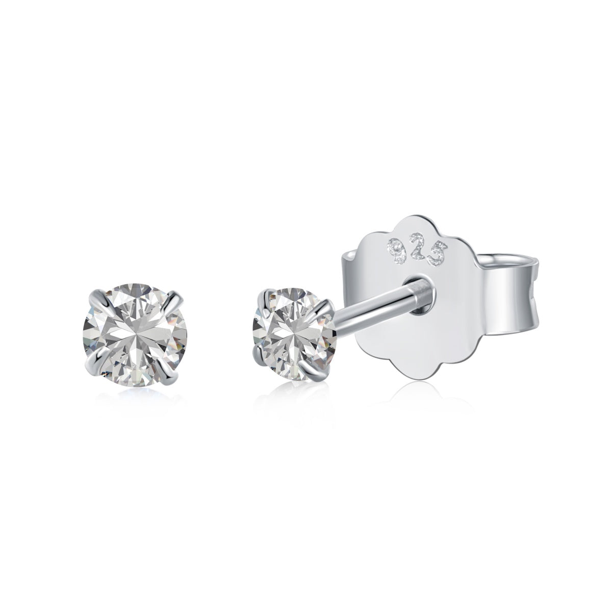 [OAK JURI]Delicate Solitaire Earrings