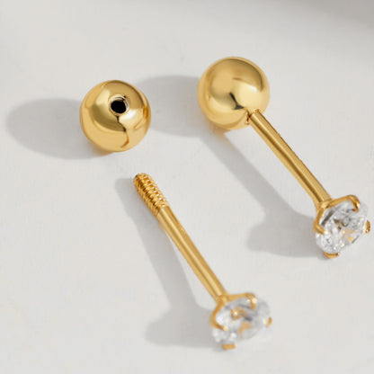 [OAK JURI]Unique U-Shaped Ear Bone Earrings