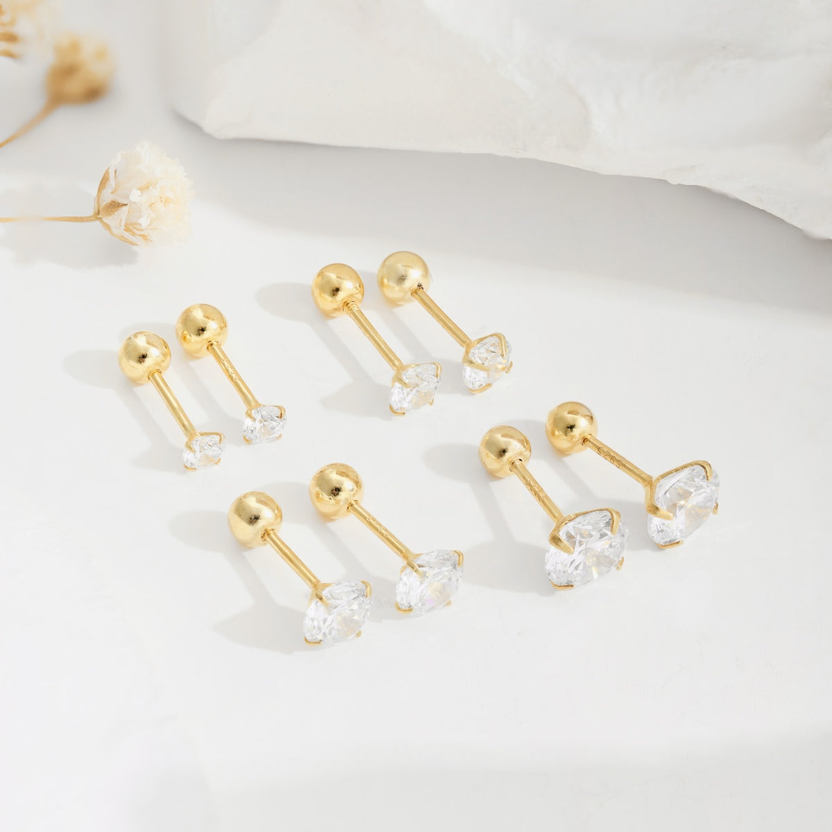 [OAK JURI]Unique U-Shaped Ear Bone Earrings