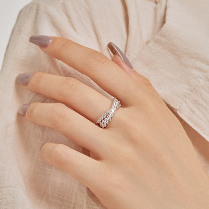 [OAK JURI]Unique Colorful Marquise Cut Daily Ring