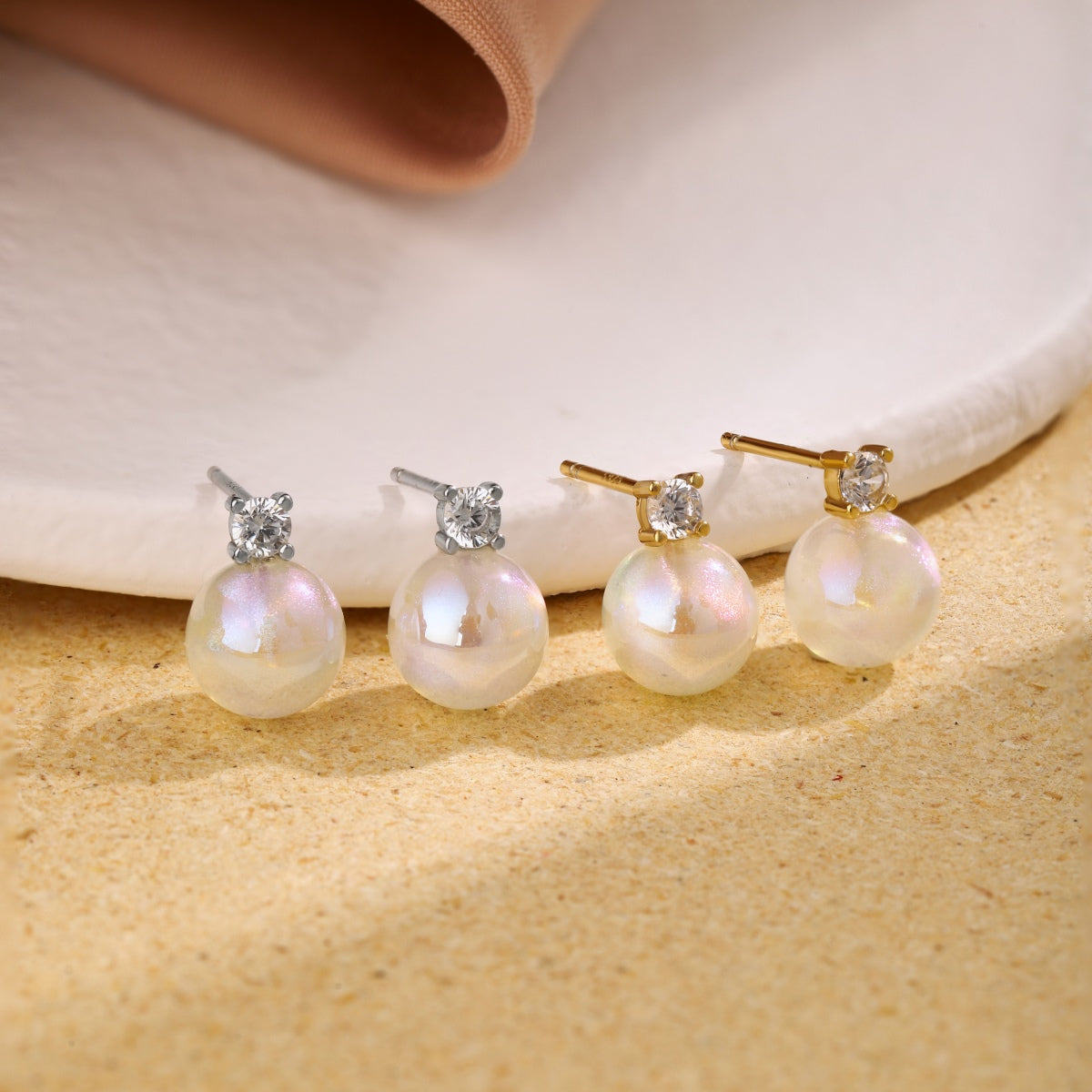 [OAK JURI]Symphony Mermaid Pearl Earrings