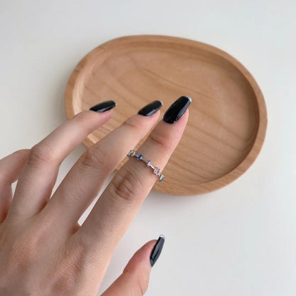 [OAK JURI]Unique Trapezoid Cut Daily Ring