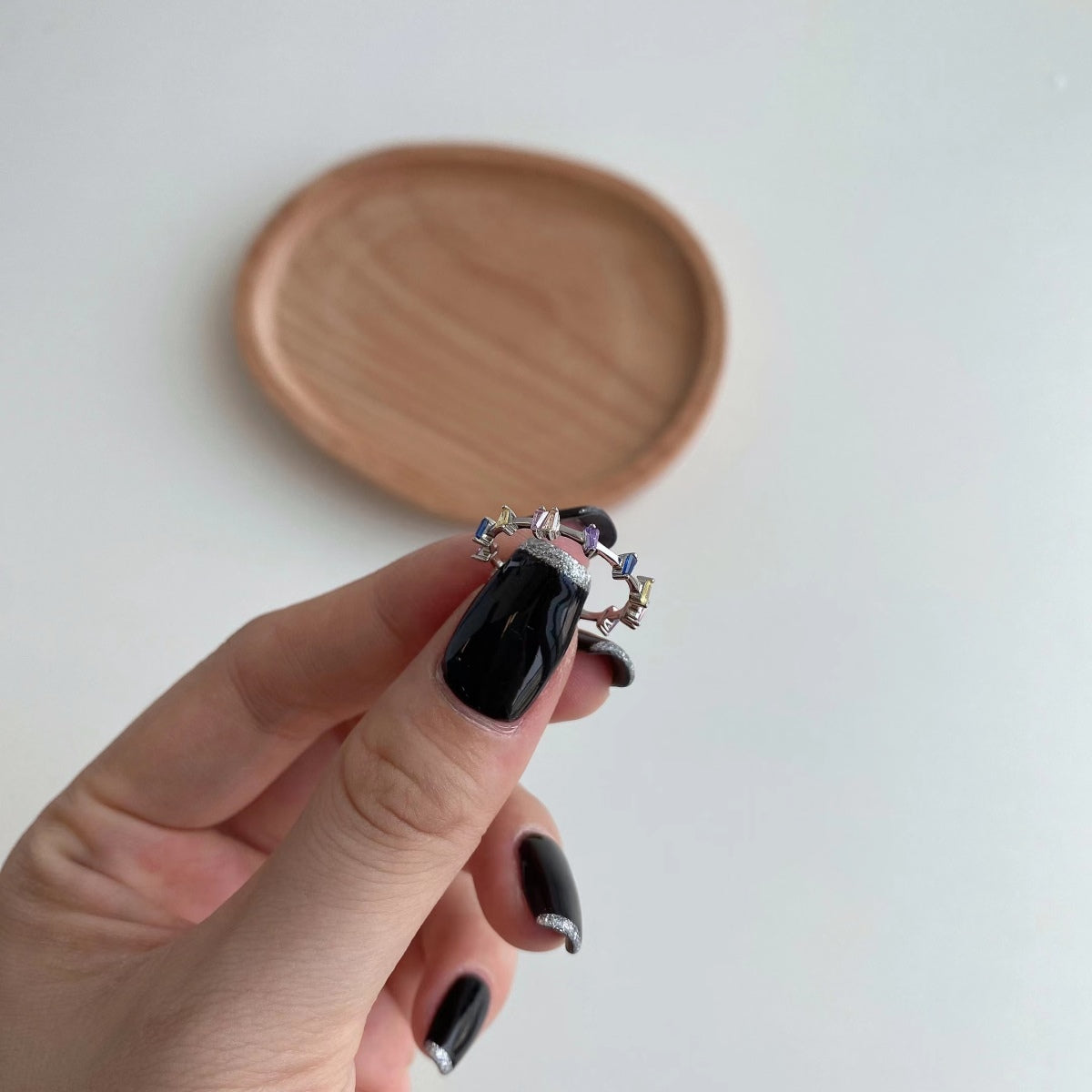 [OAK JURI]Unique Trapezoid Cut Daily Ring