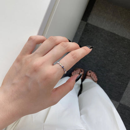 [OAK JURI]Unique Trapezoid Cut Daily Ring