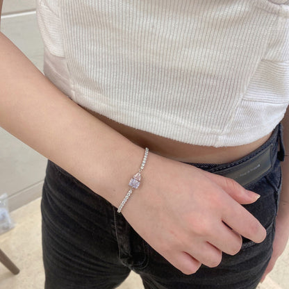 [OAK JURI]Dazzling Unique Multi Shape Lover Bracelet