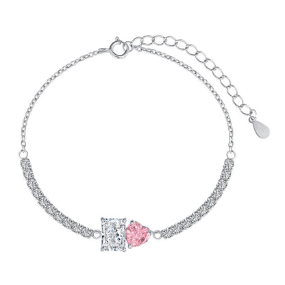 [OAK JURI]Dazzling Unique Multi Shape Lover Bracelet
