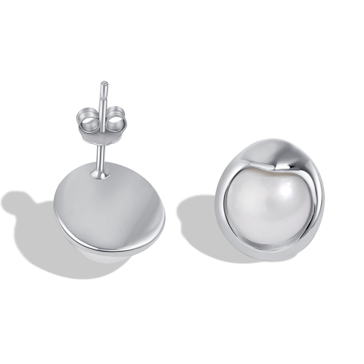 [OAK JURI]Dainty Bread Pearl Earrings