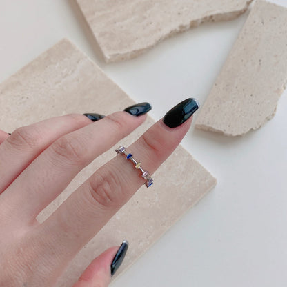 [OAK JURI]Unique Trapezoid Cut Daily Ring