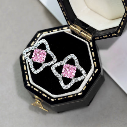 [OAK JURI]Elegant Star Shape Princess Cut Daily Earrings