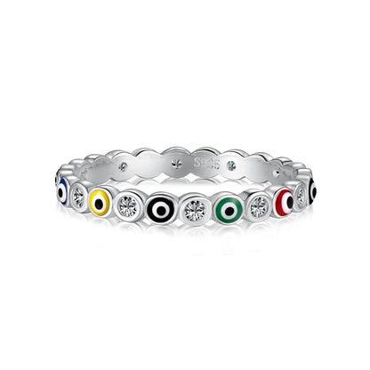 [OAK JURI]Sparkling Vibrant Round Shape Daily Ring