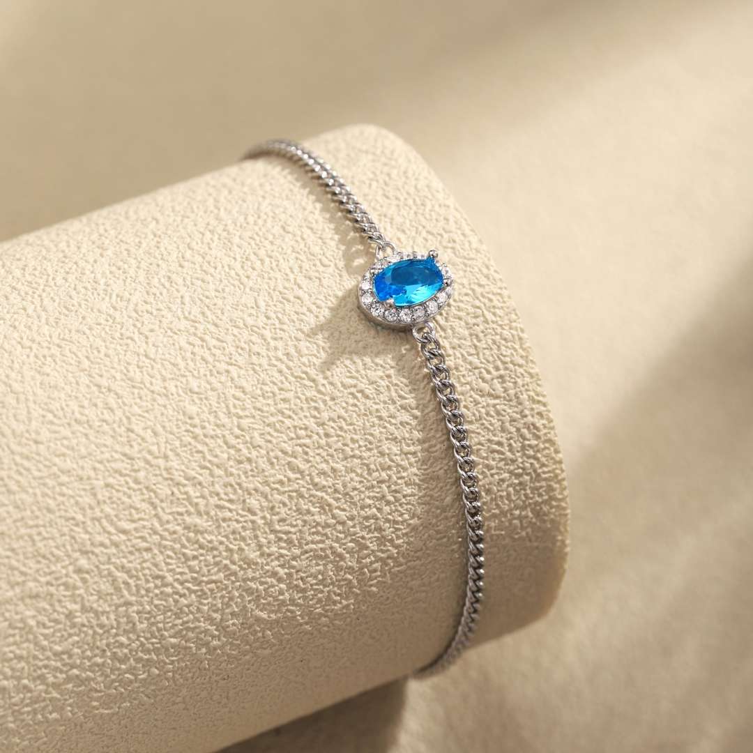 [OAK JURI]Exquisite Oval Shape Bracelet
