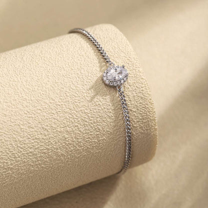 [OAK JURI]Exquisite Oval Shape Bracelet
