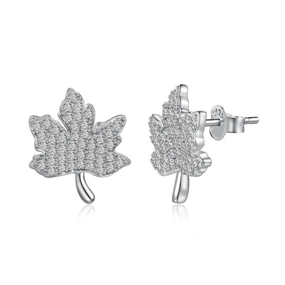 [OAK JURI]Exquisite Maple Leaf Design Earrings