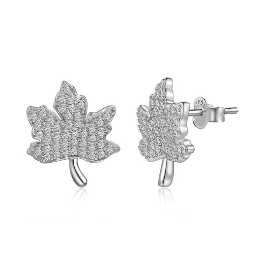 [OAK JURI]Exquisite Maple Leaf Design Earrings
