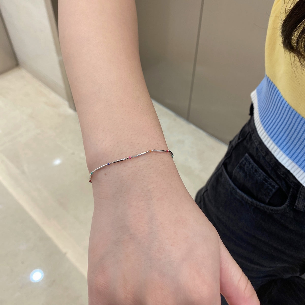 [OAK JURI]Unique Colorful Daily Bracelet