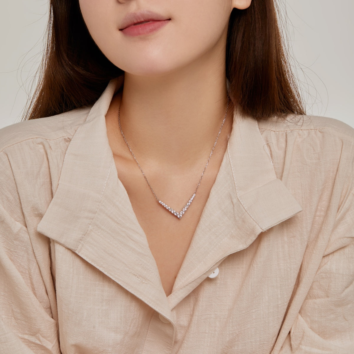 [OAK JURI]Ornate Round Cut Necklace