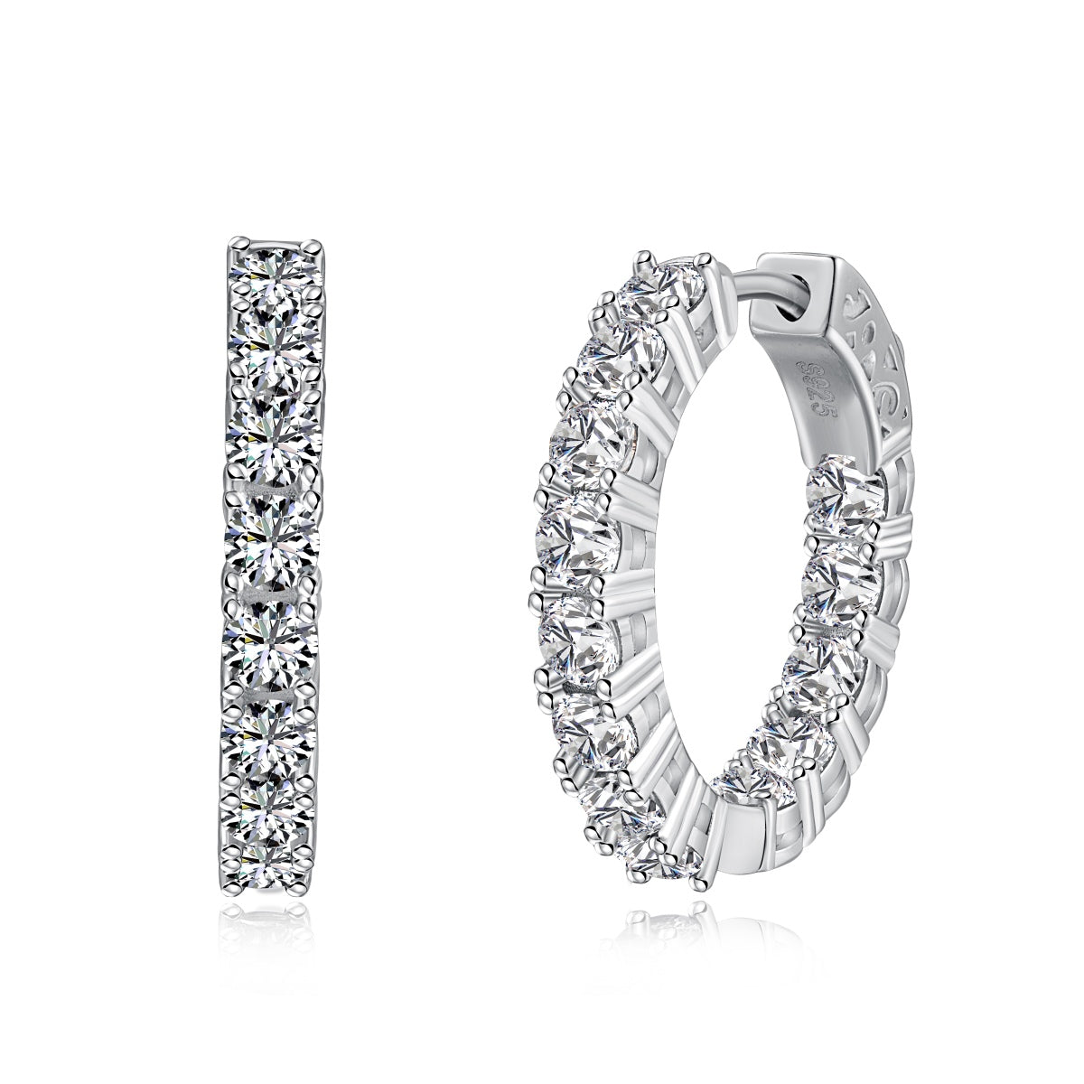 [OAK JURI]Unique Round Cut Daily Earrings