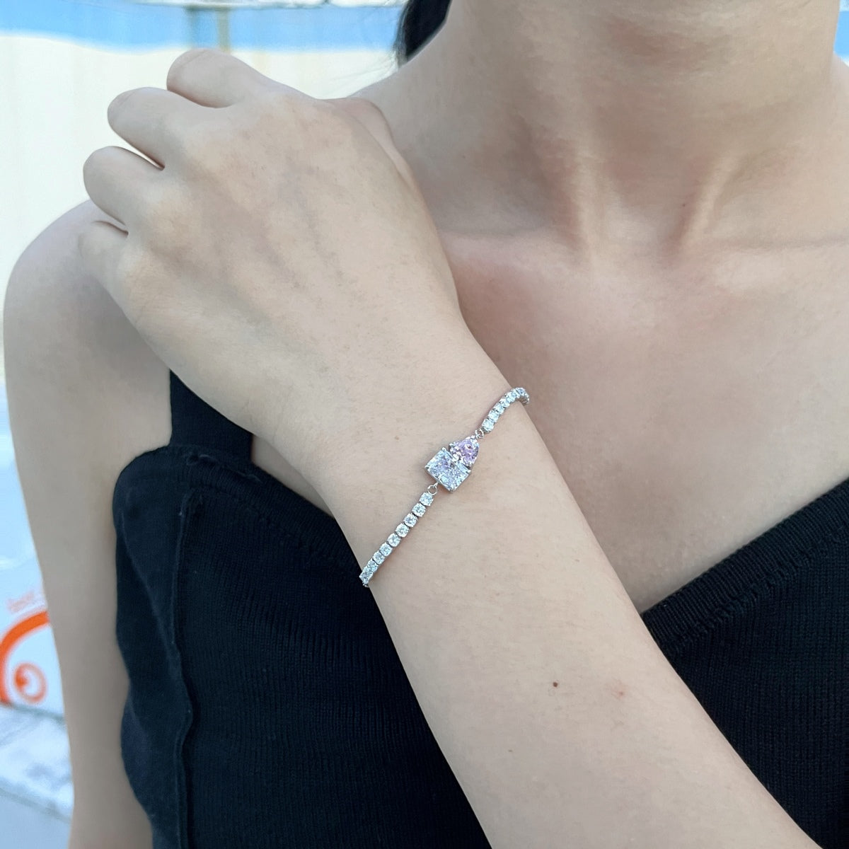 [OAK JURI]Dazzling Unique Multi Shape Lover Bracelet