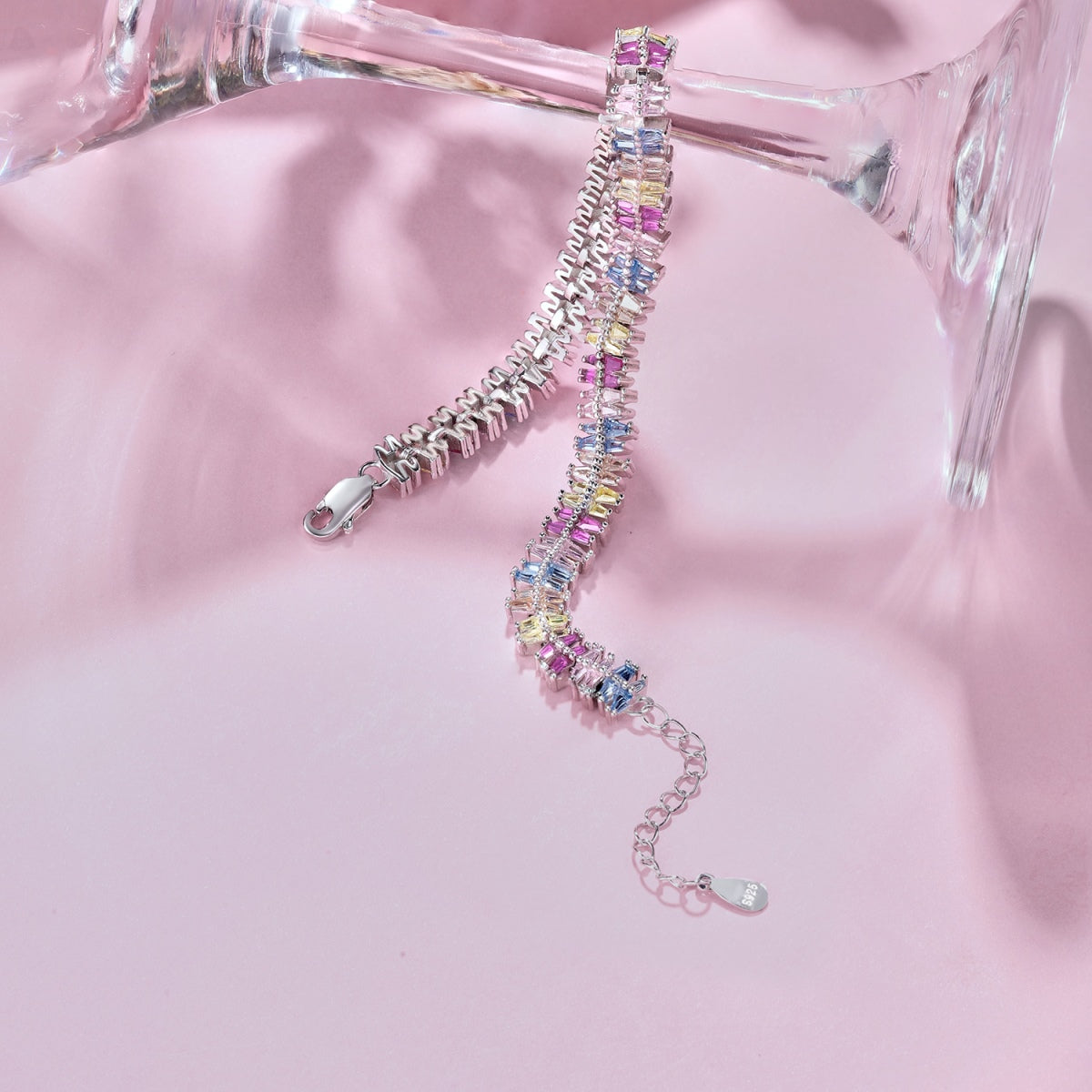 [OAK JURI]Sparkling Exquisite Multi Cut Party Bracelet