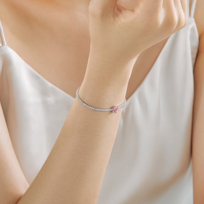 [OAK JURI]0.75 Carat Exquisite Oval Cut Daily Bracelet