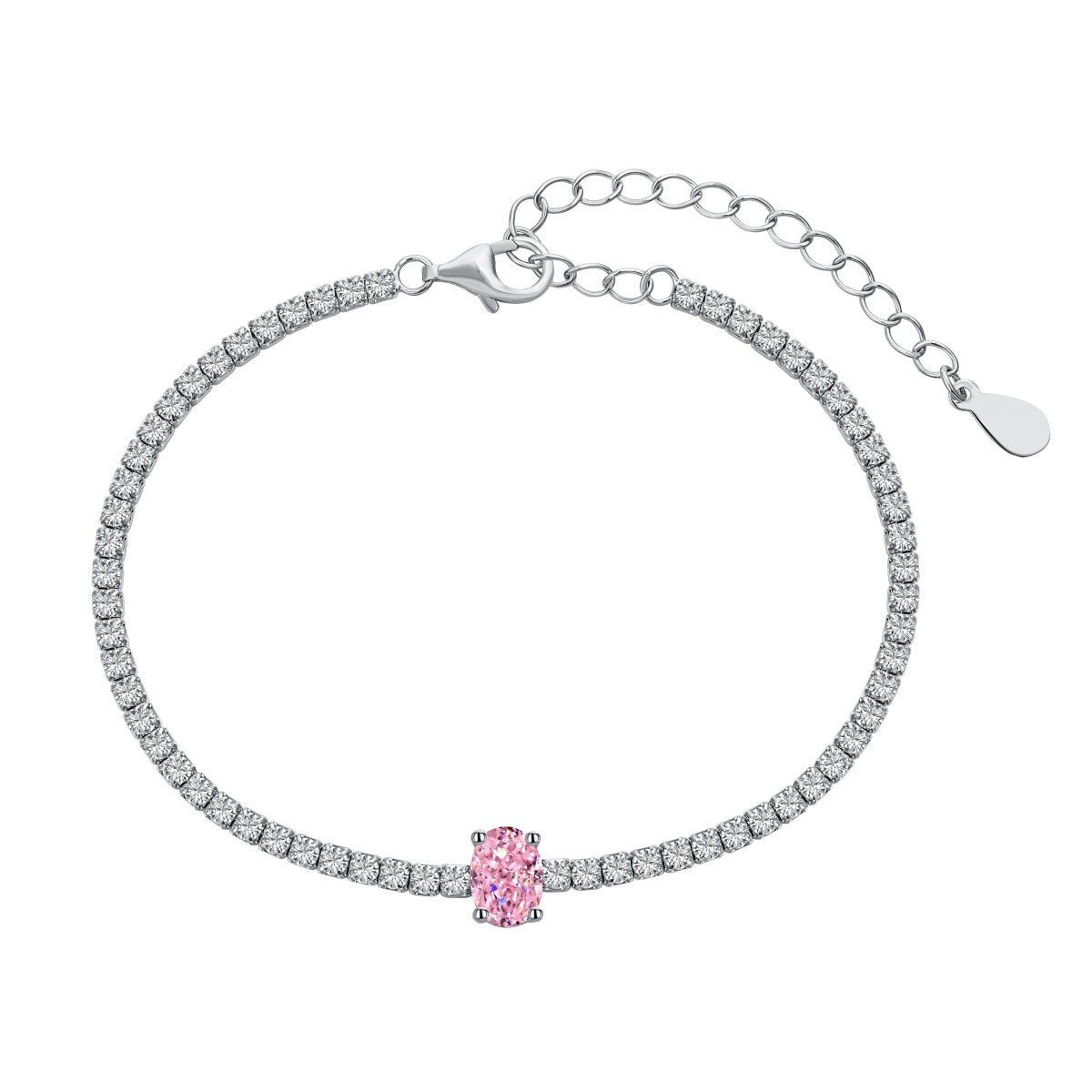 [OAK JURI]0.75 Carat Exquisite Oval Cut Daily Bracelet
