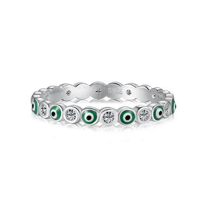 [OAK JURI]Sparkling Vibrant Round Shape Daily Ring
