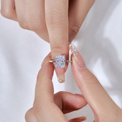 [OAK JURI]4.0 Carat Ornate Enchanting Radiand Cut Banquet Ring