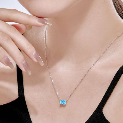 [OAK JURI]Luxurious Square Shape Colorful Necalack