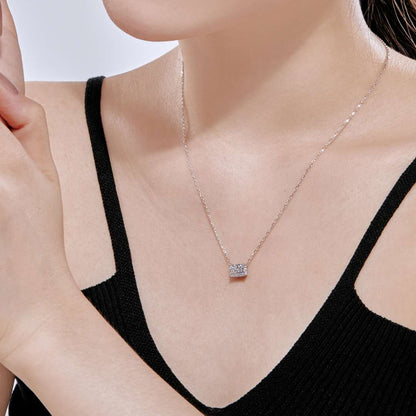 [OAK JURI]Luxurious Square Shape Colorful Necalack