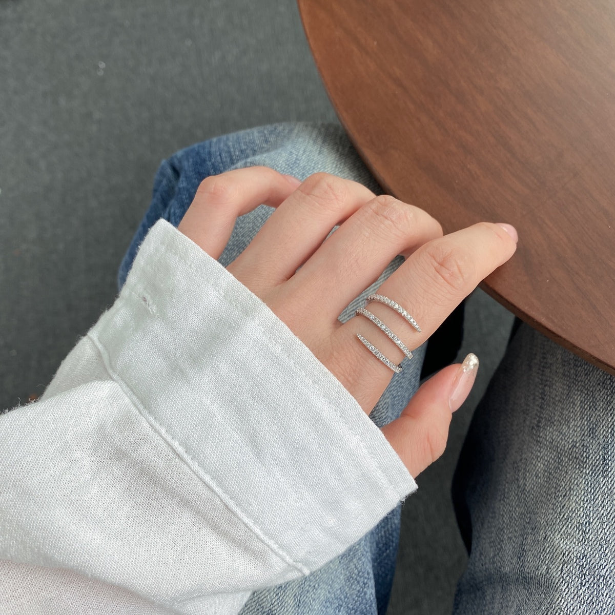[OAK JURI]Unique Vibrant Entangle Daily Ring