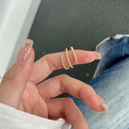 [OAK JURI]Unique Vibrant Entangle Daily Ring