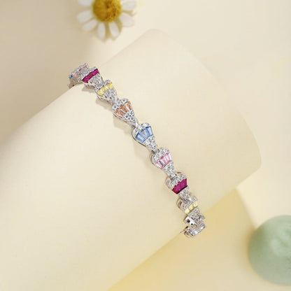 [OAK JURI]Radiant Water Drop Shape Daily Bracelet